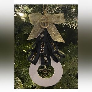 NIB Christian Dior limited edition ornament Midnight Blue and Gold color